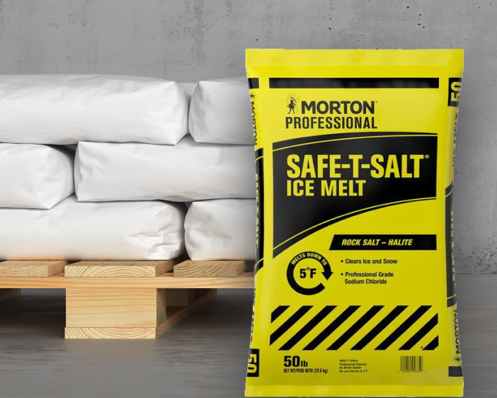 Morton® SafeTSalt® Ice Melt 1 Pallet of 49 bags for sale Ninja De