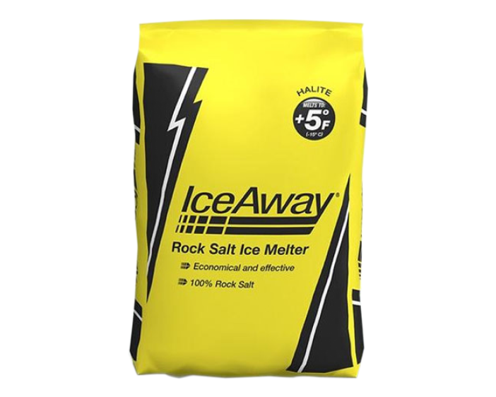 Ice Away Rock Salt 50 Lbs for Sale